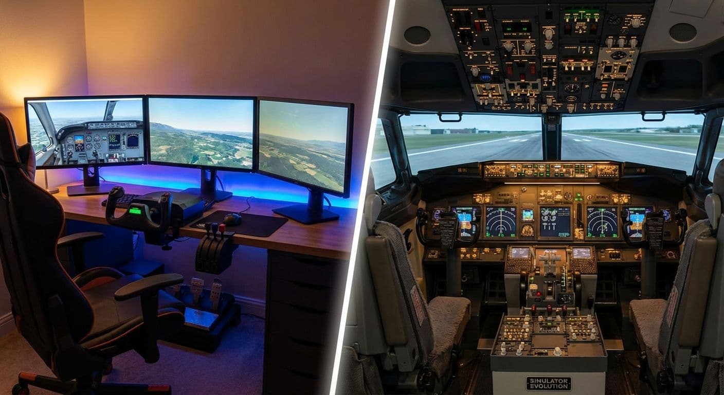 Piloti Virtuali: Dal PC al Cockpit Professionale