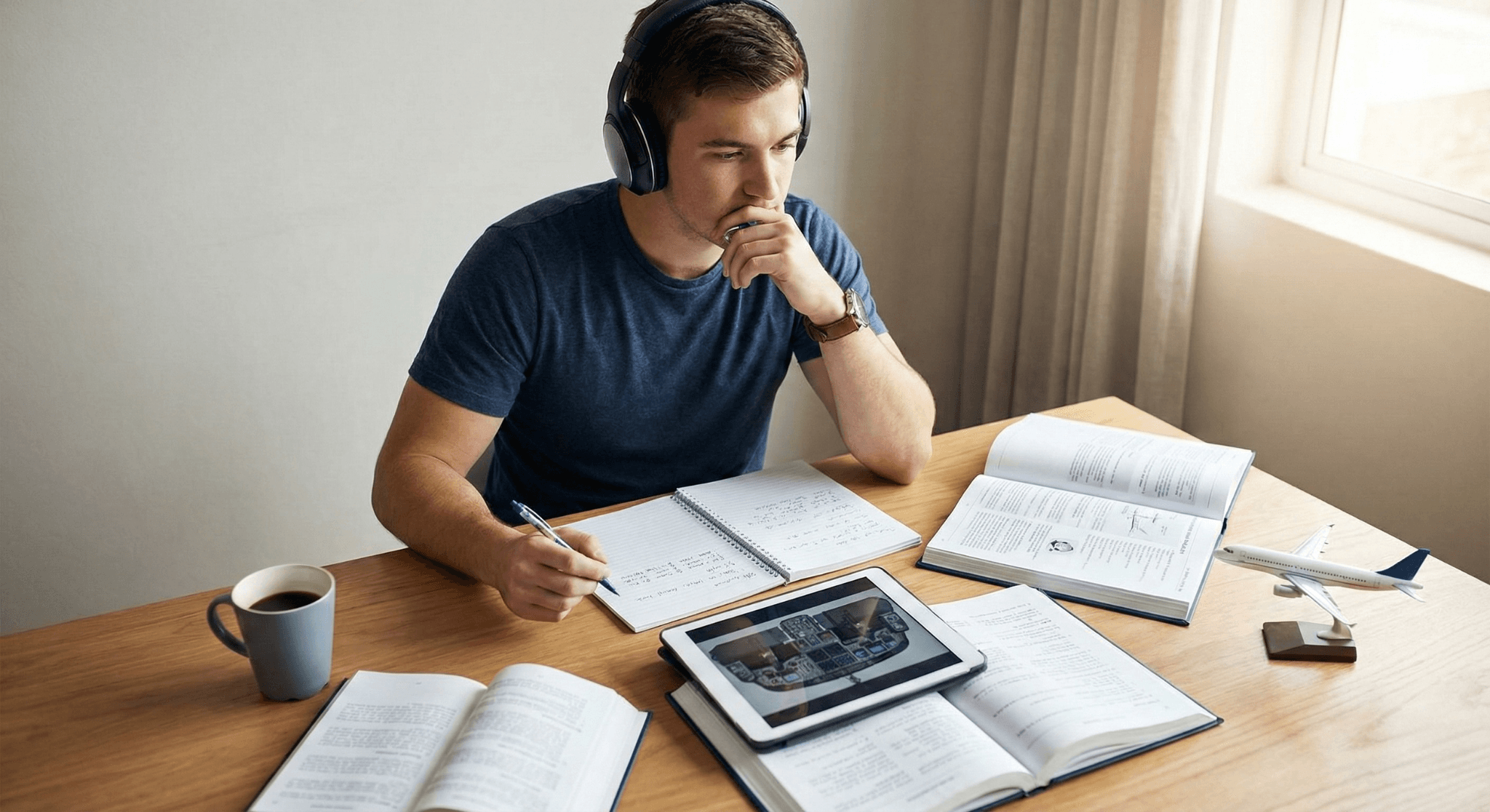 studente-prepara-sessione-simulatore-volo